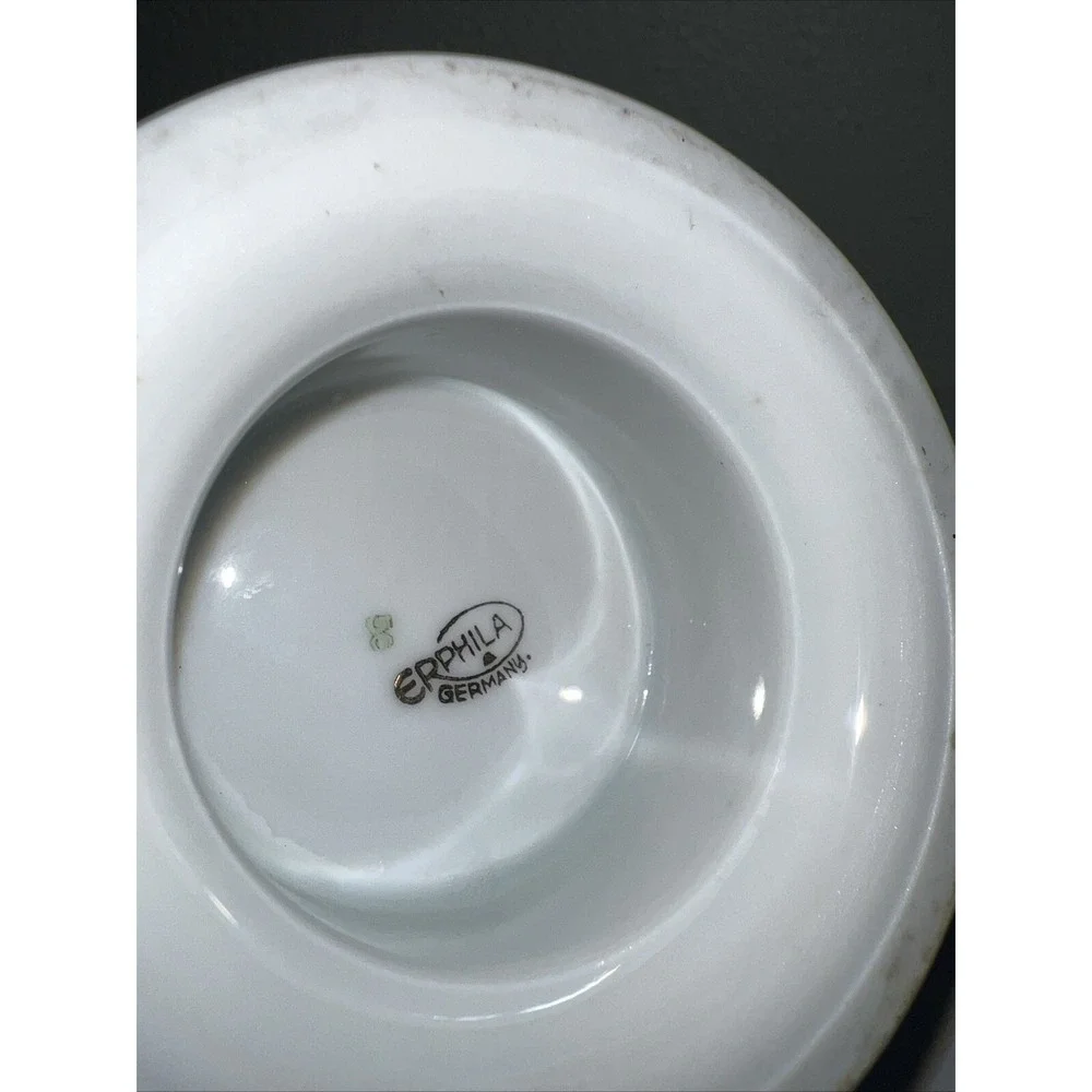 Erphila Germany 5.25Porcelain Trumpet Vase